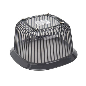 Миска 4л 25х25х14см квадратная двухцветная в ассортименте пластик 000000000001226460