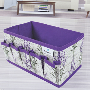 Органайзер для косметики 25x15x13см РУТАУПАК ЛАВАНДА ткань 000000000001211992