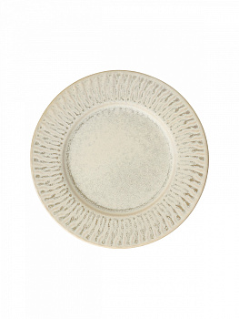 Тарелка плоская DeNASTIA Arctica D18,7 керамика, бежевый CE00548 000000000001224525