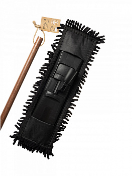 Швабра 42x130см DE'NASTIA Dark wood  бук/ПП/Полиэстр L000049 000000000001226885