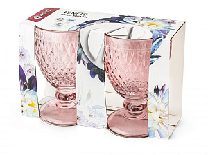 Набор бокалов 350мл 2пр APOLLO Veneto стекло можно использовать в качестве креманок для подачи десертов VEN-02 000000000001197675