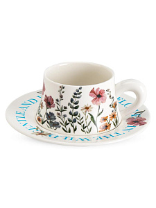 Пара чайная 300мл Весенний сад-1 подарочная упаковка фарфор 000000000001228621