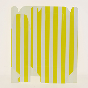 Коробка маленькая 11х14см 6шт желтая полоска R010043 000000000001174063