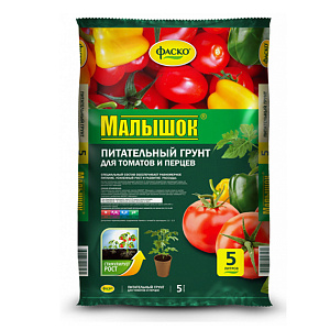 Грунт для томатов и перцев 5л Фаско Малышок 000000000001210643