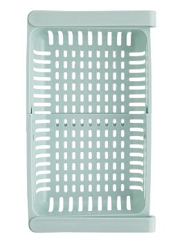 Органайзер для холодильника 20(28)x15,5x6см голубой пластик 000000000001214203