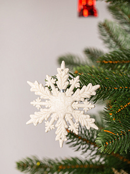 Декоративное украшение Снежинки 10,5х10,5см 2шт MANDARIN полистирол 000000000001209332