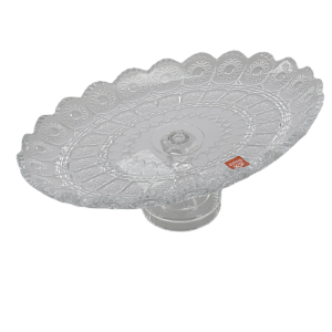 Тортовница на ножке 36х23см ИРАНСКОЕ СТЕКЛО MEY-JI на ножке стекло 000000000001205471