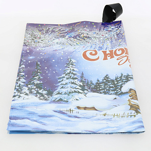 Пакет с петлевой ручкой 60х50см 70мкм ИНТЕРПАК Хуторок полиэтилен 000000000001215331