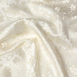 Комплект скатерть 150х250см + 4салфетки 43х43см LUCKY Сияние золотистый 100% полиэстер 000000000001202443