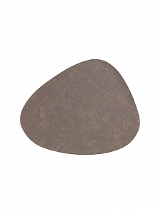 Салфетка сервировочная 45x36см  DE'NASTIA Металлик камень серый ПВХ 000000000001221293