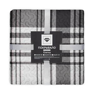 Покрывало 240x260см LUCKY Клетка ультрастеп полиэстер 000000000001219016
