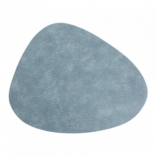Салфетка сервировочная 45x36см DE'NASTIA с потертостями камень синий ПВХ 000000000001214105