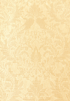 Покрывало 150x200см LUCKY Листья с бахромой желтое 100% хлопок 000000000001212553