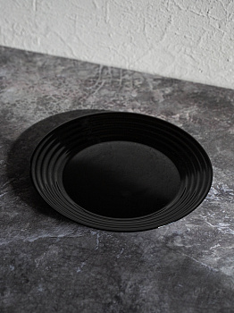 HARENA NOIR Тарелка десертная 19см LUMINARC опал L7613 000000000001204767