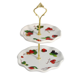 САДОВАЯ ЯГОДА Блюдо для фруктов 2уровня арт.L2520261 000000000001049509