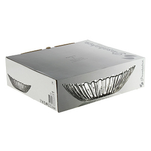 AVRORA Блюдо овальное 33х26см PASABAHCE прозрачное стекло 000000000001108491