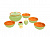 Набор посуды для окрошки 7 предметов ВЯТСКАЯ КЕРАМИКА жаропрочный салатовый 000000000001212380