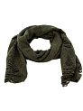 Шарф 30х200см рваный хаки полиэстер 000000000001229230