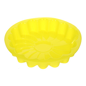 Форма для выпечки Ромашка Matissa, зеленый, 23х4 см, силикон 000000000001134738