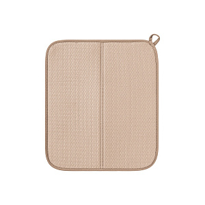 Коврик для сушки посуды 38x44см LUCKY складной бежевый микрофибра 000000000001222791