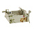 Декоративная корзинка Вилла Arloni, бежевый, 35х35 см, хлопок 000000000001126524