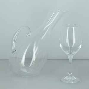 Набор для вина 7 предметов (декантер 1,7л-1шт/бокал 320мл-6шт) стекло 000000000001214036