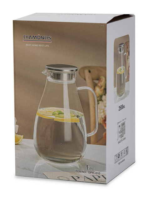 Кувшин 2,5л стекло 000000000001230053