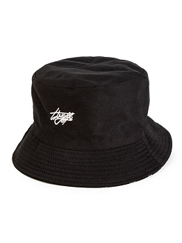 Панама 56-58см двухсторонняя черный хлопок/полиэстер 000000000001227471