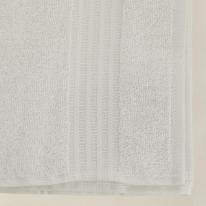 Полотенце махровое 60х100см LUCKY бордюр полосы молочное 100% хлопок 000000000001208937
