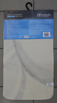 Коврик для ванной комнаты, 40*70 см, акрил, safari life, Milardo, MMI030A 000000000001161379