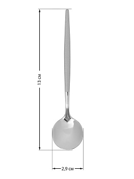 Чайная ложка LUCKY Modern белый/серебро нержавеющая сталь А000109-1RZ 000000000001219136