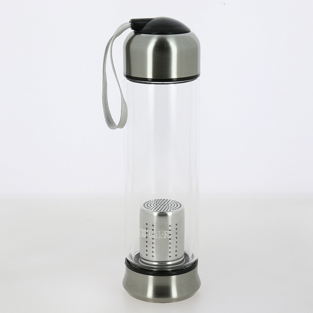 Бутылка для питья 330мл TALLER съемный фильтр термостойкое боросиликатное стекло 000000000001198084