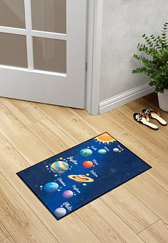 Коврик универсальный 50x80см LUCKY Космос синий 100% полиэстер 000000000001211043
