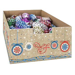 Н-р ДУ Шишки цв. 2шт 10х5х5см пл79172 000000000001179877