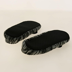 Туфли домашние (тапки) Животные вязаный серый р.37-38 50%акр, 50%пэ J000055(37-38) 000000000001187756