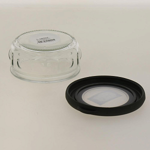 Банка для сыпучих продуктов стекло/серая крышка 0,2л Style Fackelmann 75991 000000000001194401