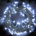 Гирлянда-Нить 10м 100LED LUAZON LIGHTING IP20 8 режимов 220В прозрачная нить свечение белое 000000000001207991