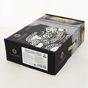 Сервиз чайный Пахта 7 предметов на 6 персон ASIA PORCELAIN с титановым напылением фарфор 000000000001204892