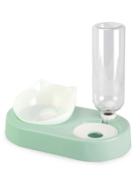 Миска для животных 500мл с автопоилкой в ассортименте полипропилен 000000000001229126