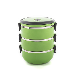 Ланчбокс-термос 3 этажа 400мл+400мл+400мл M010189/PC05378 пластик Ланчбокс-термос 3 этажа 400мл+400мл+400мл M010189/PC05378 пластик 000000000001168114
