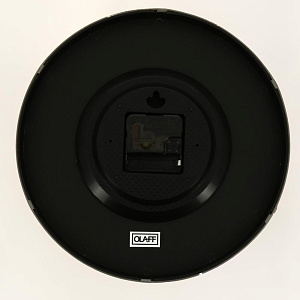 Часы настенные 27х27х4,2см OLAFF полоса тихий ход 152-33043 000000000001205679