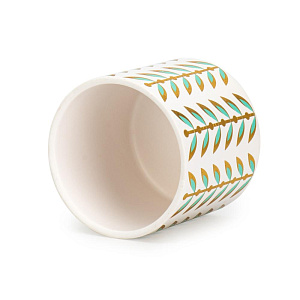 Кашпо 10х9см 0,45л Аква голд III керамика 000000000001225868