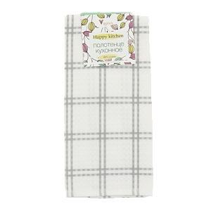 Полотенце кухонное 40х60см ВОТЕКС Спайс темно-серый хлопок 000000000001208494