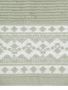 Полотенце кухонное 40x60см DE'NASTIA вельвет зеленый хлопок 000000000001215745