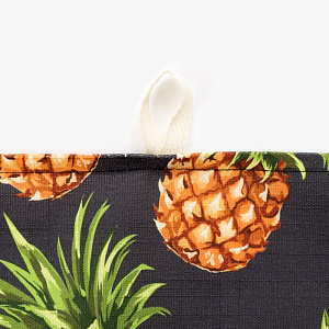 Полотенце Этель "Ананасы" 35х65см на петельке, репс, пл.130г/м2, 100% хлопок 4275199 000000000001200108