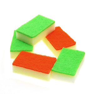 Набор губок для мытья посуды Миди Centi York, 10 шт. 000000000001051849