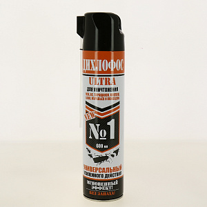 Дихлофос №1 600мл спрей с трубочкой Химия HOMEX 400138 000000000001198130