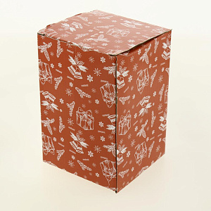 Банка для сыпучих продуктов 10,2x17,5см ДОЛЯНА Пряник керамика 000000000001209606