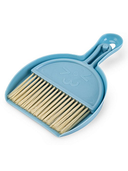 Совок с щеткой МИНИ 21х15см в ассортименте пластик_ST 000000000001228725