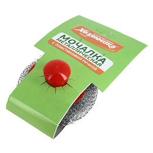 Стальная губка для мытья посуды Хозяюшка Мила 000000000001018206